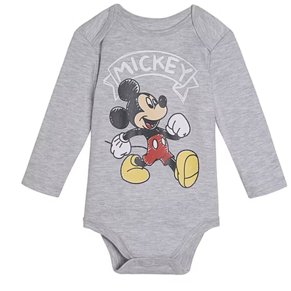 NEW Mickey Mouse Long Sleeve Onesie - Size 3 Months